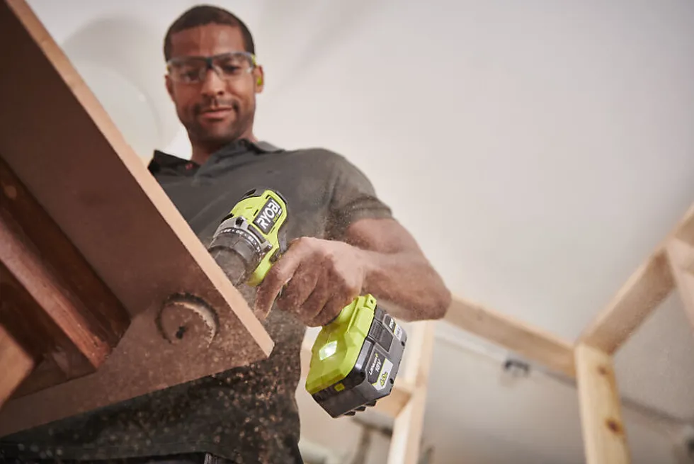 Ryobi bor/skrutrekker RDD18C1-0 u/ batteri