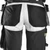 Shorts 6141 hvit/sor 58 snickers workwear