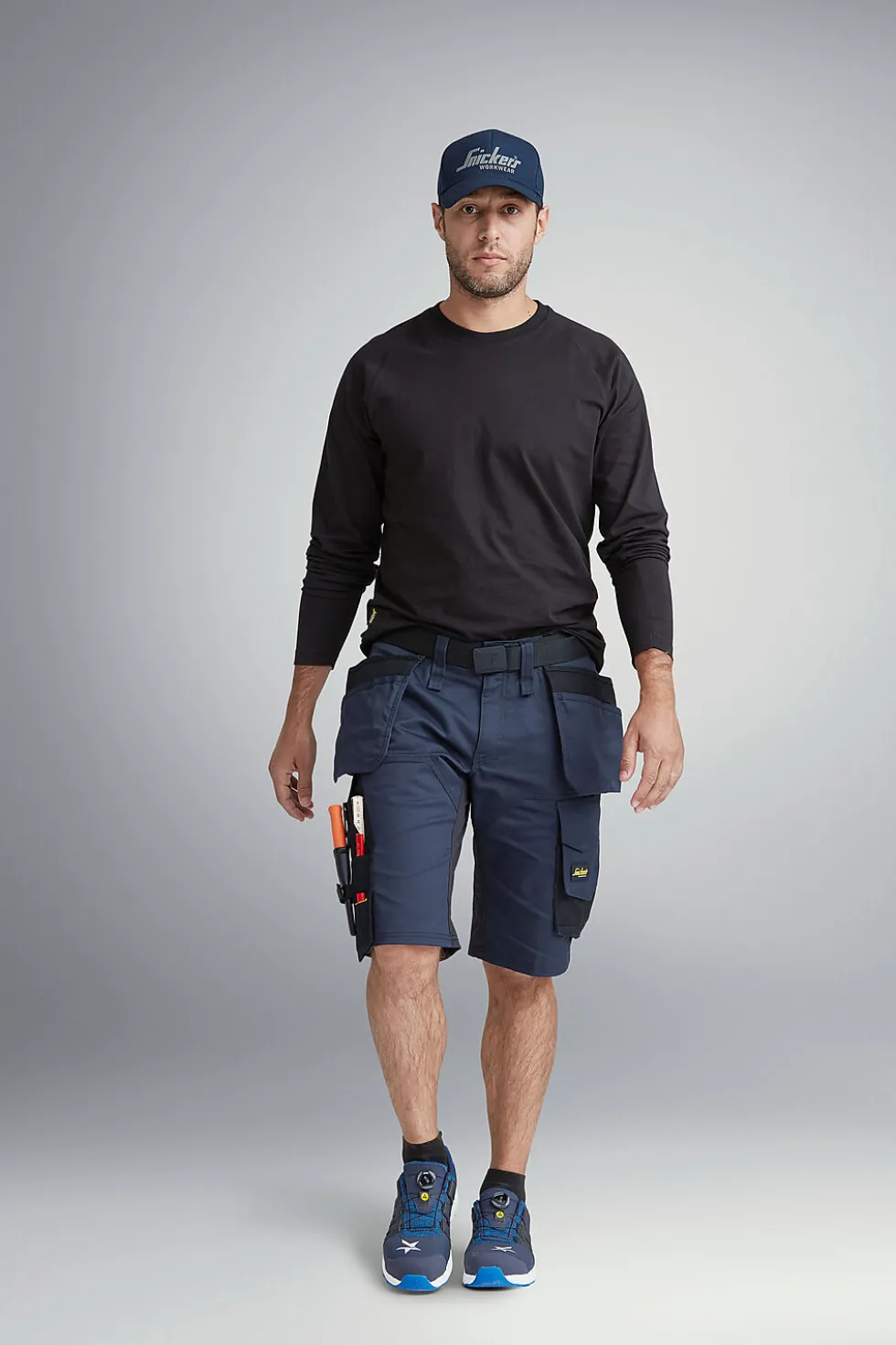 Shorts 6151 mblå 48 snickers workwear