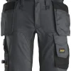Shorts 6141 mgrå/sort 48 snickers workwear