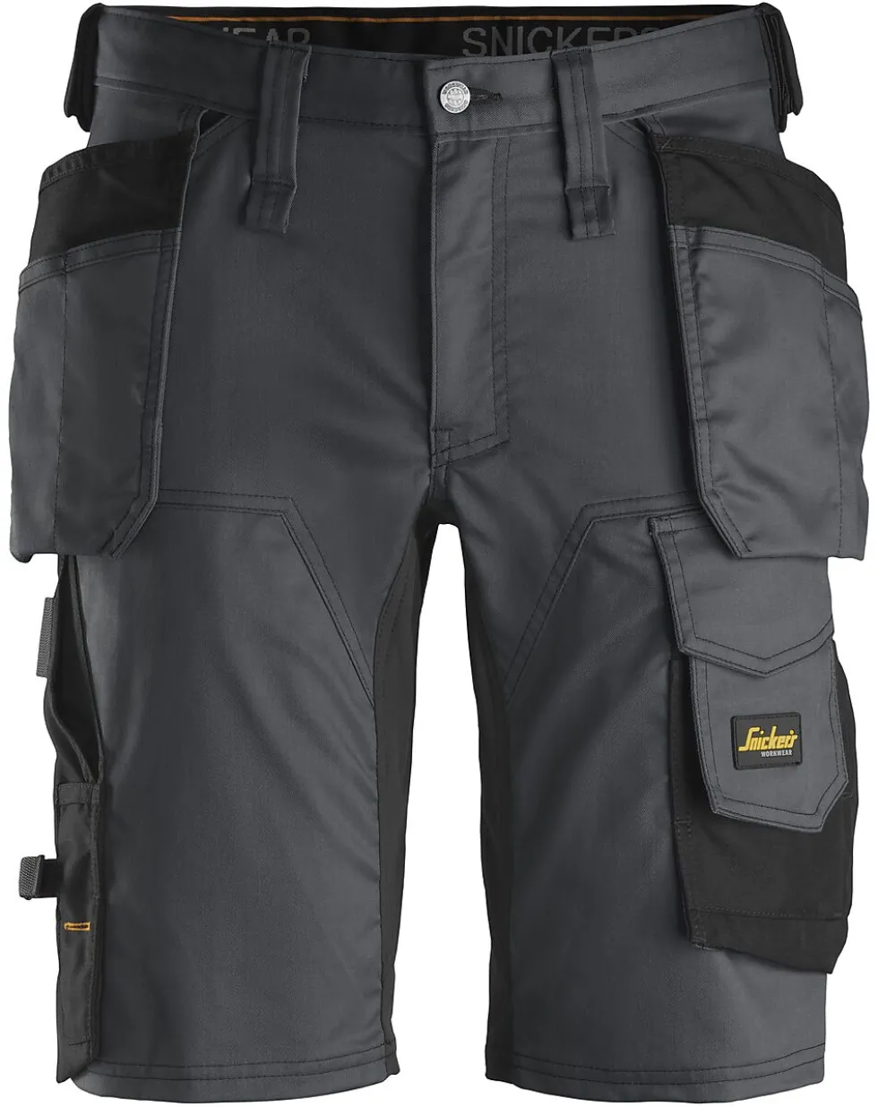 Shorts 6141 mgrå/sort 48 snickers workwear