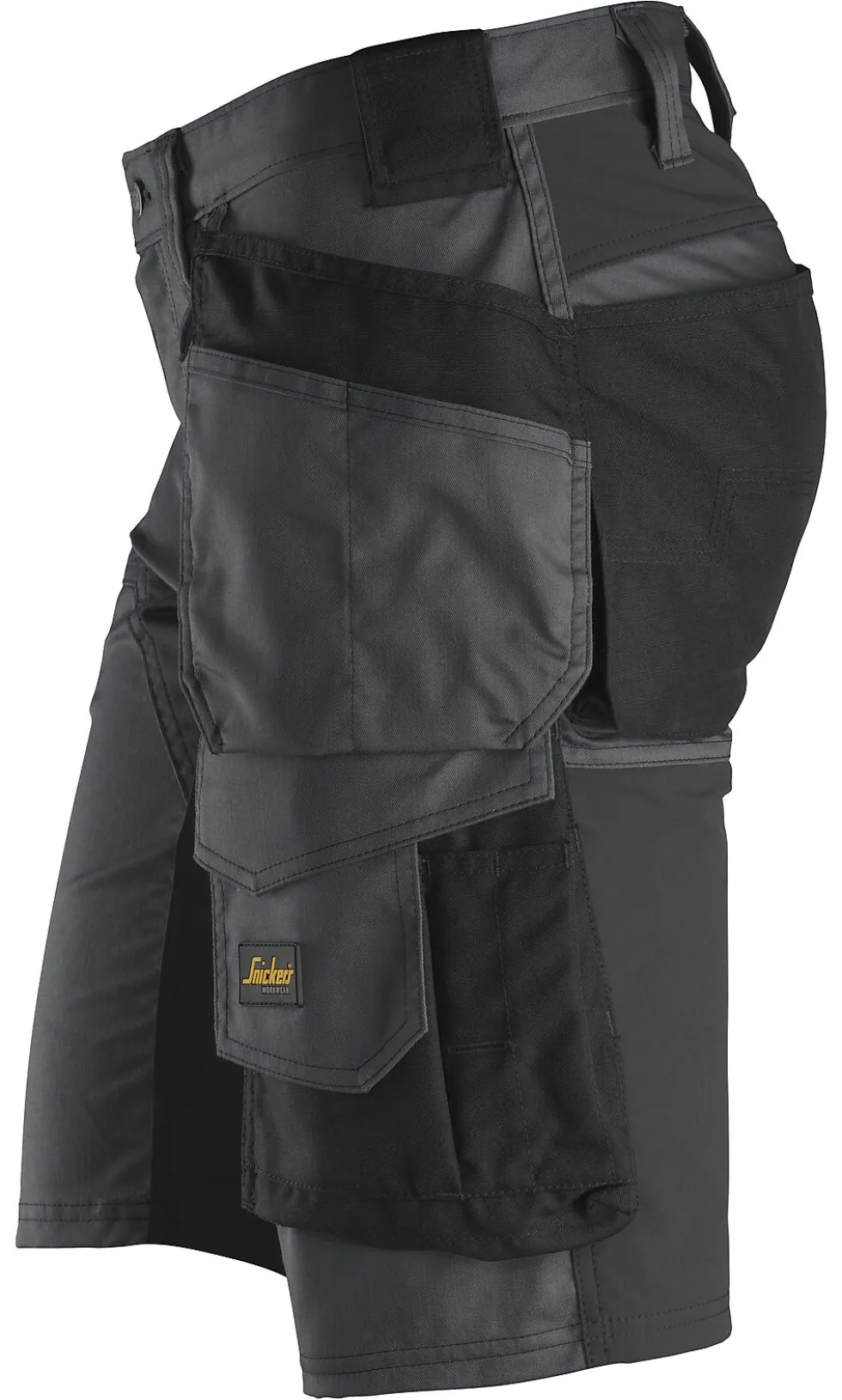Shorts 6141 mgrå/sort 48 snickers workwear