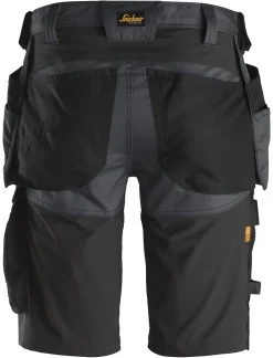 Shorts 6141 mgrå/sort 48 snickers workwear