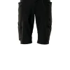 Shorts 18149 svart c60 shorts, fireveis-stretch, lav vekt