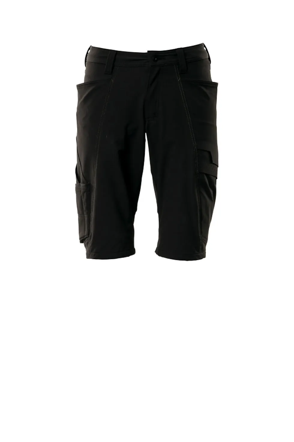 Shorts 18149 svart c60 shorts, fireveis-stretch, lav vekt