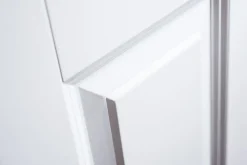Sidefelt innerdør Kari Kompakt hvit 40x210 cm