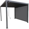 Sidepanel textilen for 4m pergola