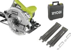 Sirkelsag 1600W 66 mm med styreskinne