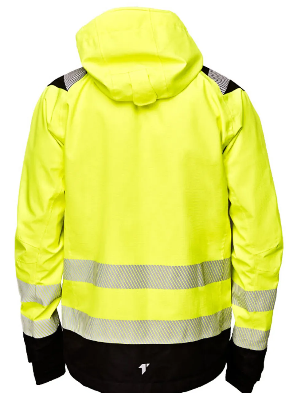 Skalljakke foret Hi-Viz KL.3 gul/sort 2XL