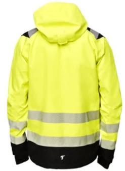 Skalljakke Hi-Viz KL.3 gul/sort XL