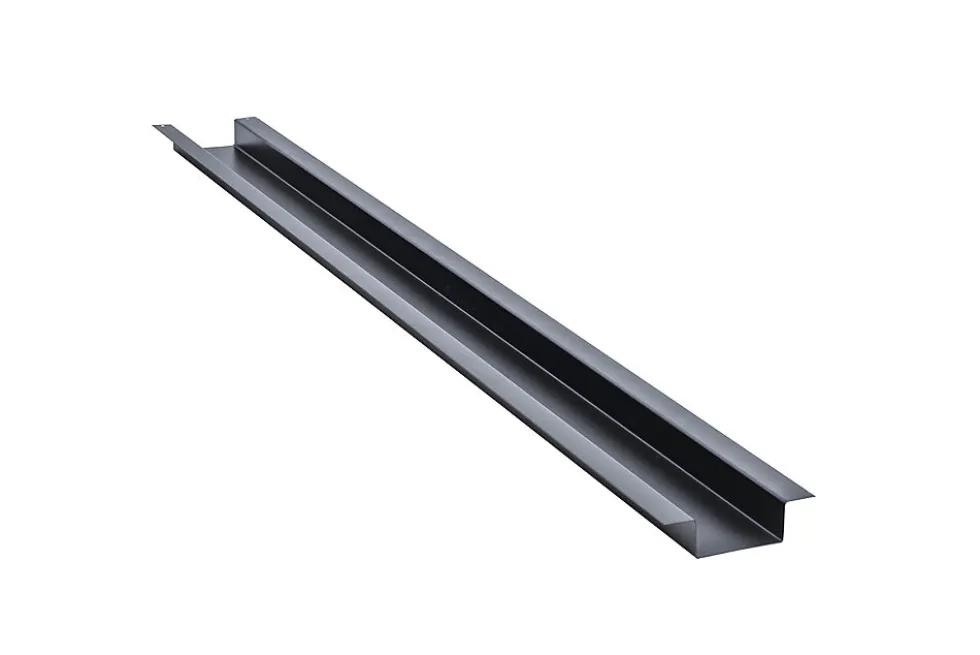 Skottrenne pt plano senter m sort dekkende lengde 1170 mm
