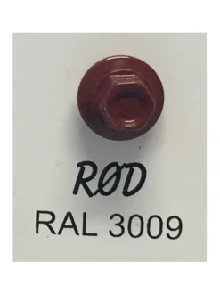 Skrue kombi 4,9x35 rød ral3009 farmerskrue til tre a250