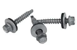 Skruer selvborende aluminium 5,5x35 mm med bits pak A 50 stykk