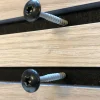 Skruer svart hodet sps panel skruer 50 stykk