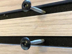 Skruer svart hodet sps panel skruer 50 stykk