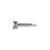 Skrue swl-s-l12-a12-5,5x28 ral9006 rfri irius sølv metall sfs intec as