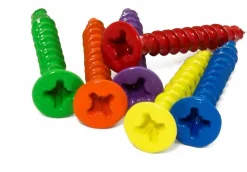 Skrue 5,5x40 fx hvit sb 6 stk senkhode skrue pozidrive spor