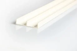 Skyvedørslist Pvc Bunn 18Mm Hvit Rkc 8X42X2600 Mm For 18Mm Hobbyplate