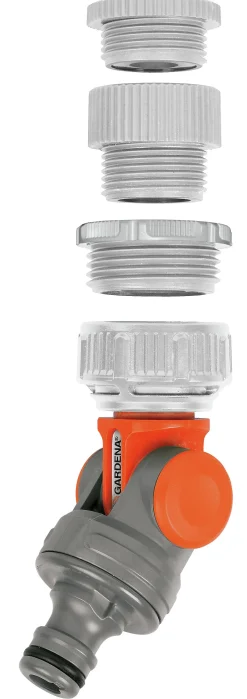Slangekoplinging vinklet 1/2"