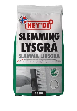 Slemming lysgrå 15 kg