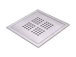 Slukrist design n°7 20x20cm askøy i børstet stål