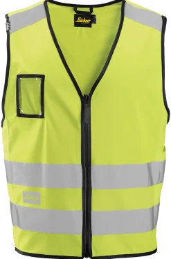 Snickers refleksvest 9153 gul str L/XL klasse 2 high-vis