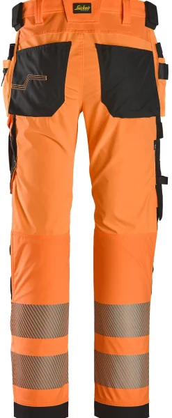 Snickers Workwear Arbeidsbukse 6232 Oransje/Sort KL2 58