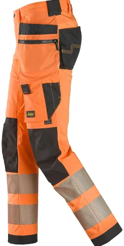 Snickers Workwear Arbeidsbukse 6232 Oransje/Sort KL2 58