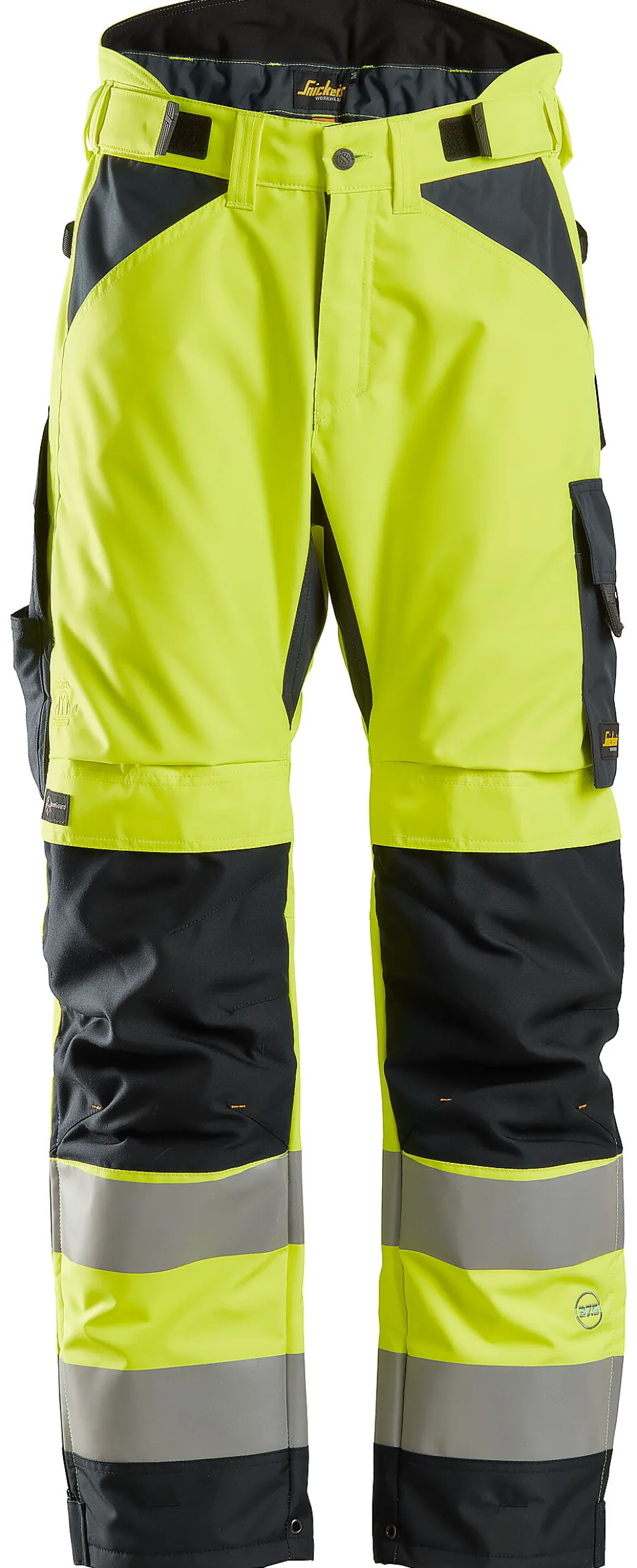 Snickers Workwear Vinterbukse 6639 Gul/Sort XXL