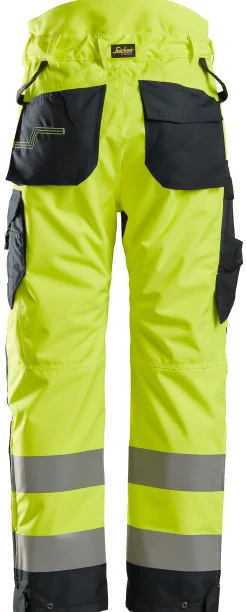 Snickers Workwear Vinterbukse 6639 Gul/Sort XXL