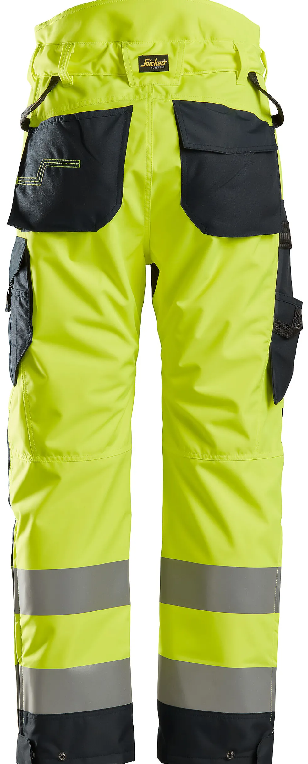 Snickers Workwear Vinterbukse 6639 Gul/Sort XXL