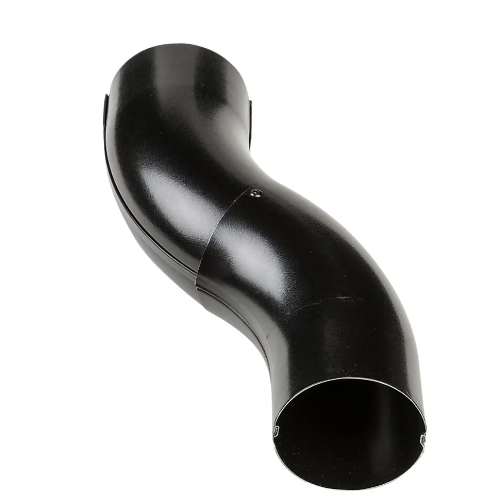 Sokkelbend sort 75 mm ST
