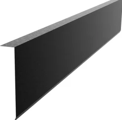 Sparkeplate 150x30mm m/knekk sort jemtland