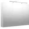 Speilskap Milano med lys 100 cm