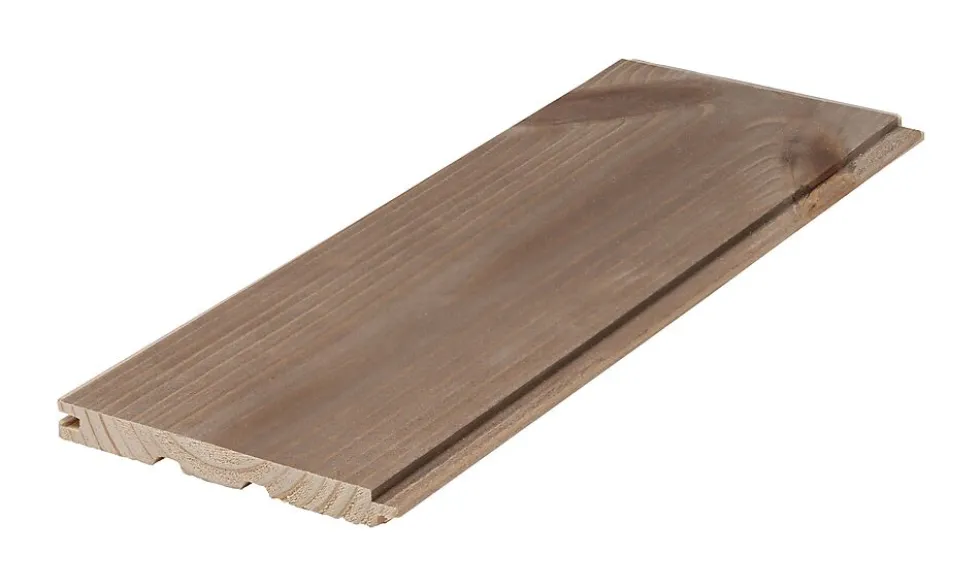 Sprekkpanel saltgrå pusset furu 13X120 mm