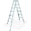Stige justerbar 2,4m z600 vario zarges. Med 4 regulerbare ben