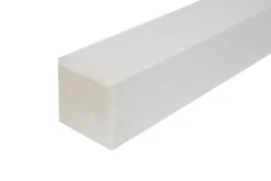 Stolpe 90 mm 130 cm hvitmalt