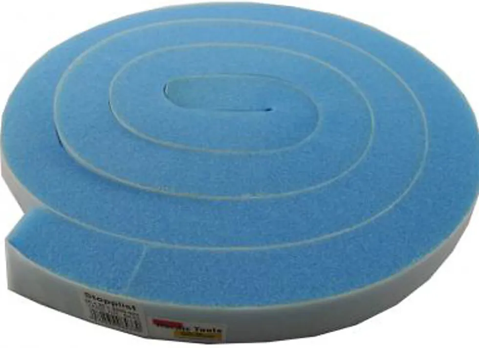 Stopplist nt 50mm x 2m selvklebende skumplast
