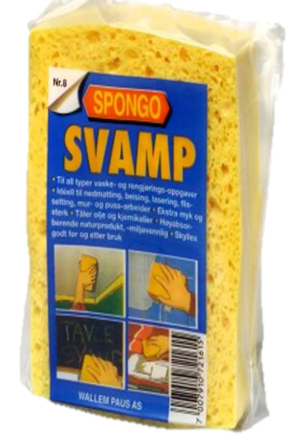 SVAMP SPONGO NR 8 KEMETYL HØYABSORBEREDNE