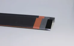 Takfotbeslag tsp pural sort 90 mm