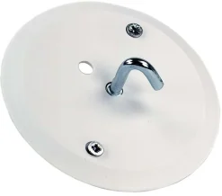 Takklokk m/ krok PVC hvit