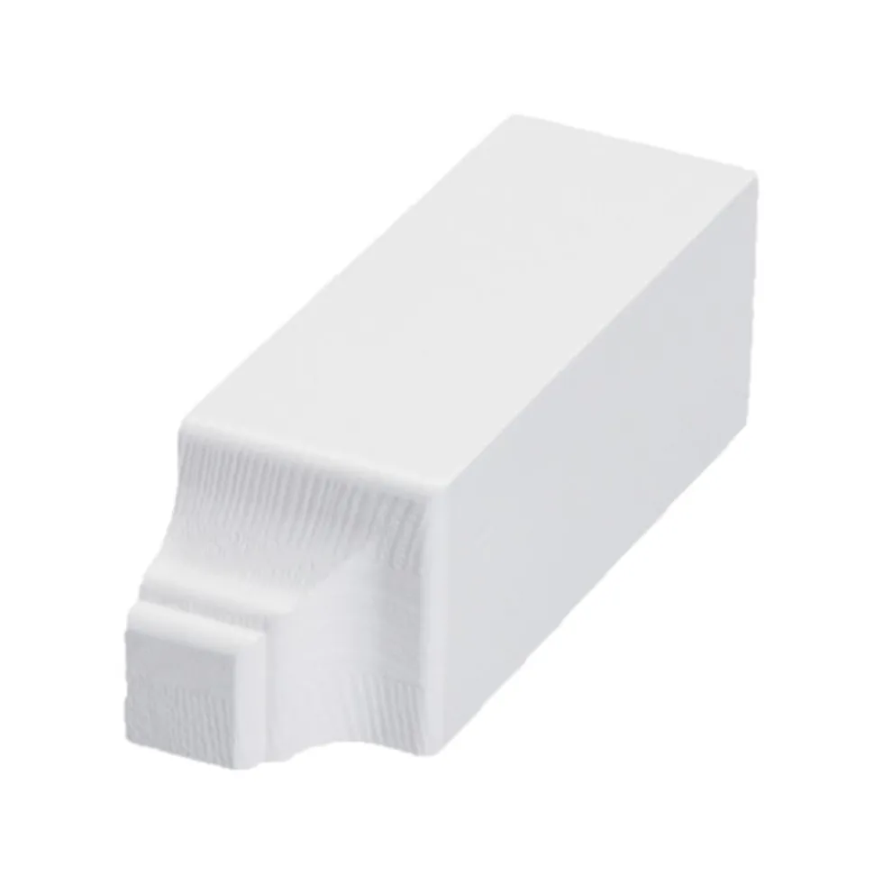 Takkloss 33x33x110 mm A4 stk hvitmalt