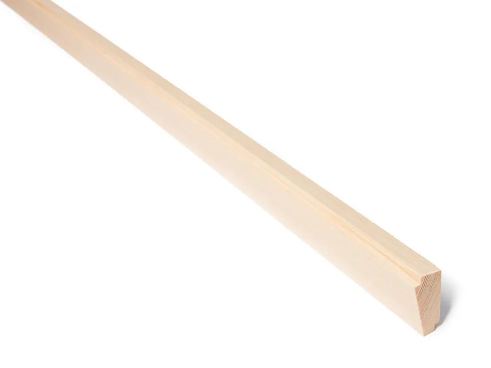 Taklist dobbeltskygge 21x45 mm ubehandlet furu