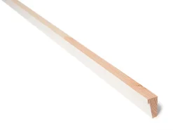 Taklist furu drammenslist hvit bomull S0502-Y 21x45 mm