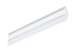 Taklist furu skrå 45 grader hvit bomull S0502-Y 20x44x4400 mm