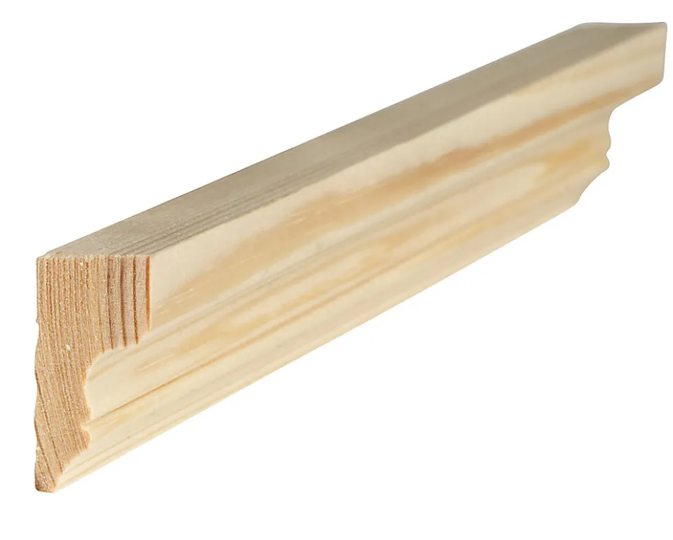 Taklist profilert 21x45 mm ubehandlet furu