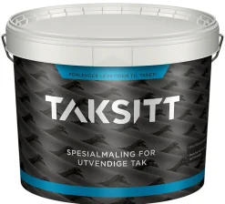 TakSitt spesialmaling for utvendige tak SORT 10 liter