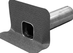 Taksluk horisontal sikashield 75 mm lengde rør 400 mm