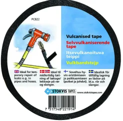 Tape selvsveisende sort 19mmx10m 48 ruller pr.pakning