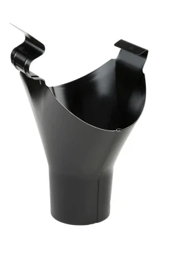 Tappestykke stål ø125/75 mm sort